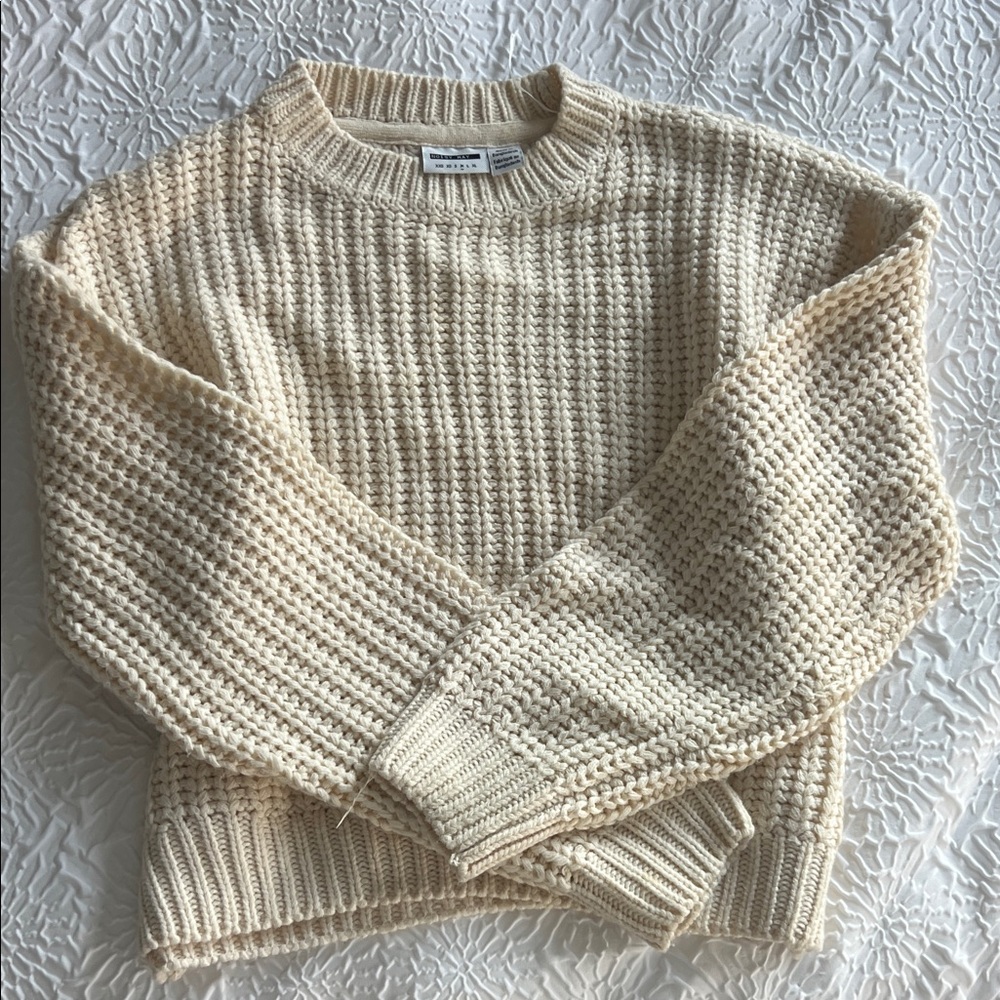 Cream Knit Sweater